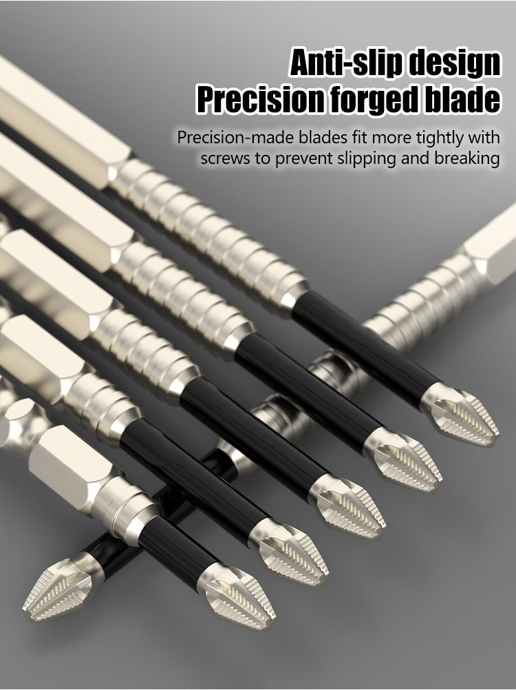 🧰⚒️ Odporna na uderzenia i antypoślizgowa końcówka wkrętaka krzyżowego, mocny magnes i supertwarde wiertło elektryczne