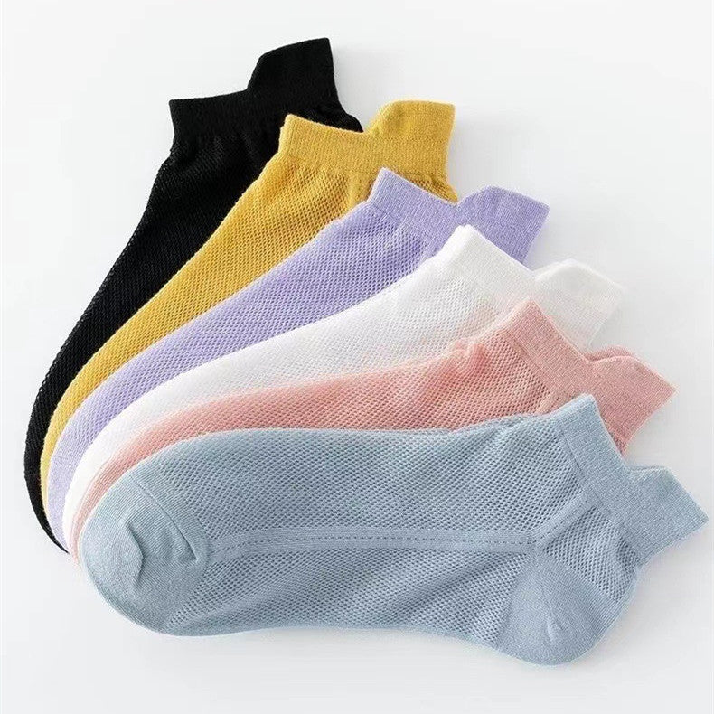 Skarpety z siateczki, męskie/damskie, pięta odporna na otarcia